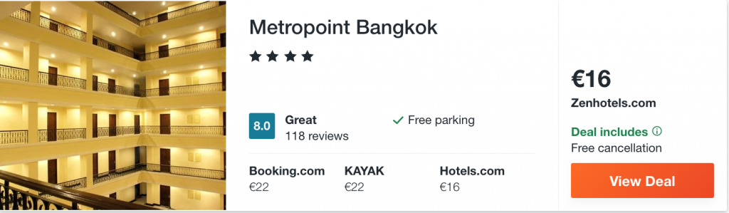 cheap hotel in Bangkok