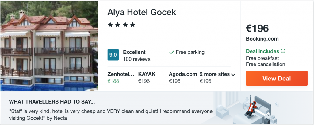 cheap hotel in Turkey