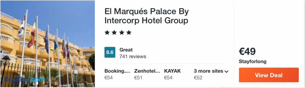 cheap hotel in Tenerife